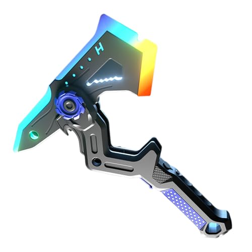 Role Play Axe – LED Light Transforming Toy, Costume Accessory Props, Holiday Dress Up Tool, Interactive Play Item | Transforming Axe Set Designed with Easy Use for Content Creators Masquerade Film