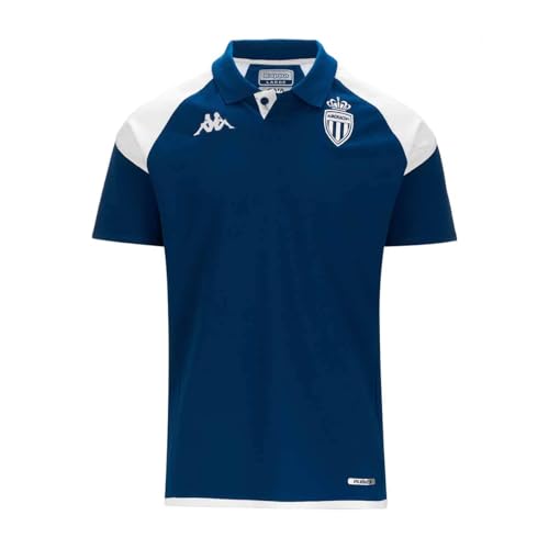 Kappa T-Shirt ANGAT 7 Monaco 23-24, Bleu/Blanc, S, Homme