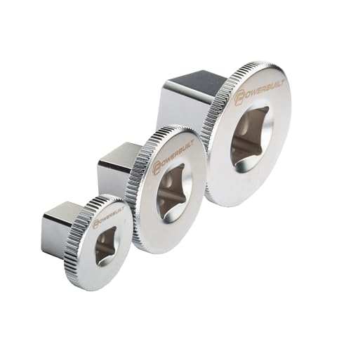 Powerbuilt 3 Piece Low Profile Impact Adapter Set, Various Drive