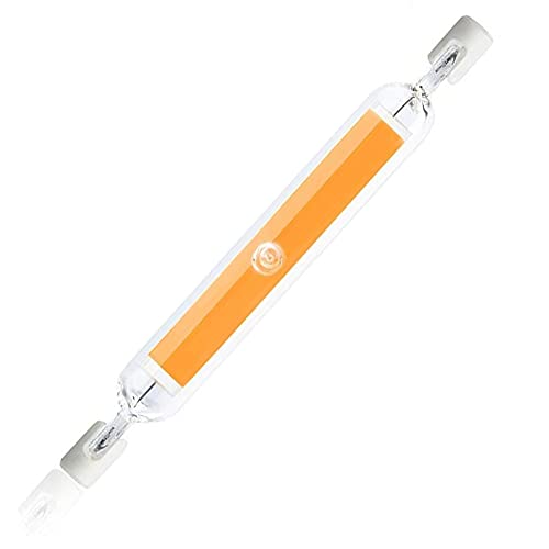 XYHAOAI Dimmable R7S LED Bulb, 15W / 20W / 25W / 30W / 40W Filament Light Bulb, 360 ° Beam Angle COB LED Linear Flood Light, 118MM / 78MM R7S Halogen Replacement Bulb,Warm white,40W 118mm