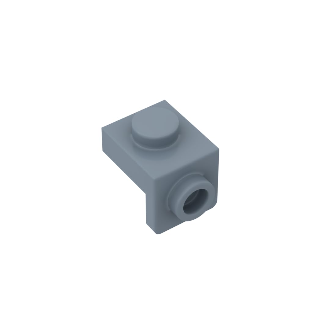 Gobricks 36841 Hinge Plate Bracket 1 x 1-1 x 1 50 Pieces GDS-1377 Compatible with Lego Building Blocks Color:Sand Blue 054
