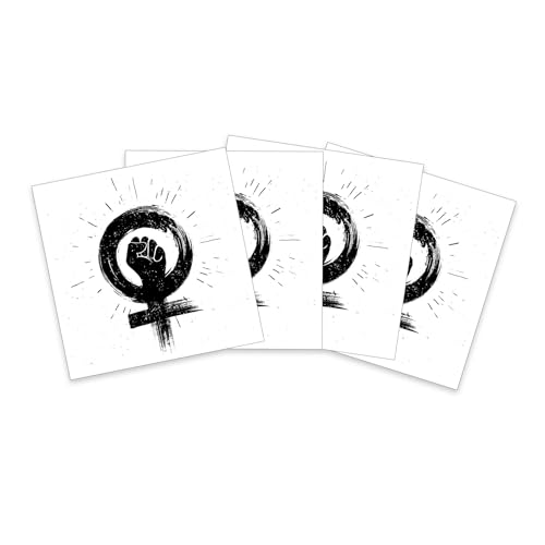 Resist Feminismus Sticker Paket (30, 50,100, 300 oder 500 Stück) 7,4cm x 7,4cm (30 Stück)