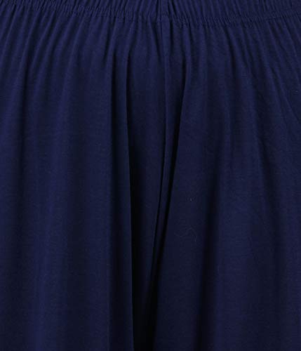 Image of Buy That Trendz Palazzo Pants for Women Cotton Rayon Elasticated Regular Fit Flared Wide Leg M to 6XL Pack of 2