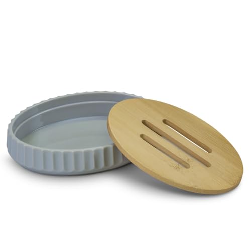 Image of Freelance Portofino ABS Soap Dish Holder for Bathroom, Taupe - Wash Basin Soap Box Sabun Dani /Sabundani - Soap Bar Holder Box - Soap Tray /Stand /Case /Cases for Kitchen Sink, Bathroom, Washroom