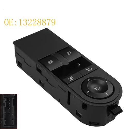 Interrupteur lève-vitre commande électrique Opel Astra H 2004-2015 réf 13228879