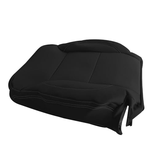 BuliBoao Driver Top Lean Back Seat Cover Replacement Perforated Fits for Chevy Silverado GMC Sierra 1500 2500 3500 2015-2019 (Also for Passenger Side) - Image 4