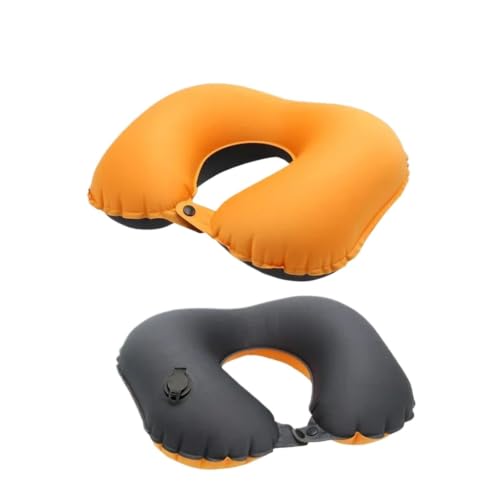 QMDSNFB Inflatable Travel Neck Pillow for Airplane Car Rest