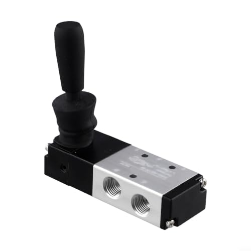 Image of 4H230C-08 Pneumatic Valve 1/4 Inch 5/2 Way Lever Control Compressed Air Stop Valve for Compressor Industry
