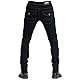 SHUOJIA Herren Damen Motorradhose Mit Protektoren Schutzauskleidung Motorradjeans Denim Motorrad Hose, Stilvolle Motorradjeans (Black,L)
