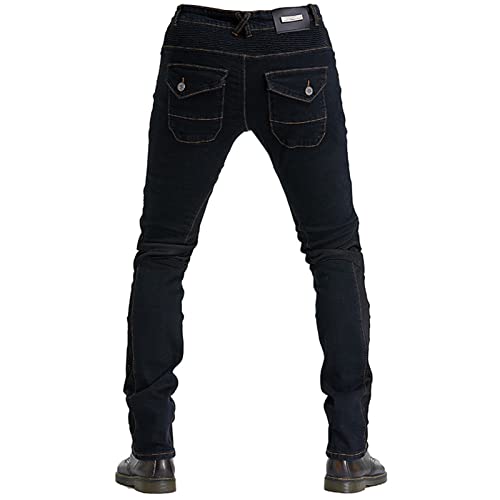 Jeans de moto élégants en denim respirant pour rouler en ville et sur route toute l'année