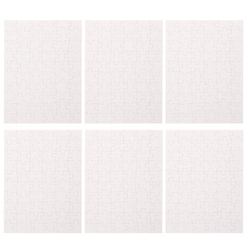 Puzzles de madera blanco DIY perfectos para regalar en cumpleaños y fiestas