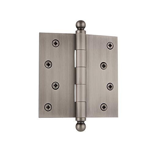 Image of Nostalgic Warehouse Ball-Tip Residential Door Hinge with Square Corners