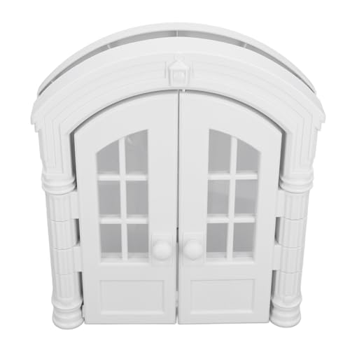 aqxreight Porte Intérieure pour Chat, Porte pour Animaux de Compagnie au Design Français avec Double Entrée Battante, sans Verrous à Rabat pour Plus de sécurité, Convient aux Chats et aux Chiens,