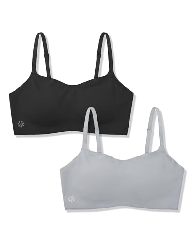 SALIA GIRL Verstellbarer Weicher Trainings-BH für Mädchen Nahtlose Cloudcozy-Sport-BHS in Den Größen 1014 mit Festen Einlagen Cami-BHS für Teenager