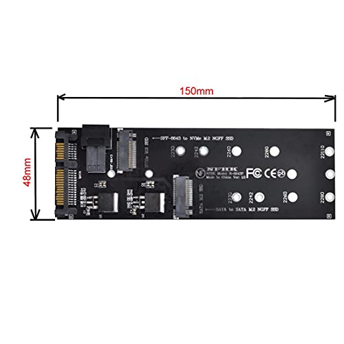 ChenYang CY 22Pin SATA Adattatore SFF-8643 a M.2