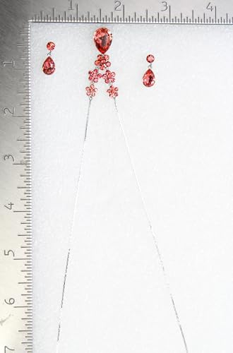 Image of Faship Gorgeous Rhinestone Crystal Floral Necklace Earrings Set