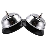 VILLFUL 2個 伝菜ベル メタル製 レトロサービスベル 呼び鈴 キッチン レストラン バー用 クリアサウンド 快適グリップ 宴会 受付 介護対応