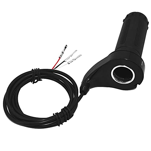 VOANZO Universal ebike throttle 22.5mm 3 Wires Twist Throttle Grip for Electric Scooter Electric Bike, Black - Image 4