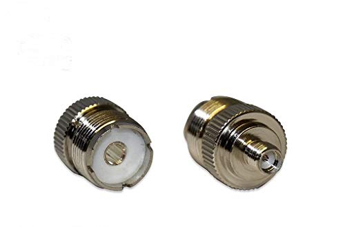 SO-239 SO239 TO SMA FEMALE ADAPTER IDEAL FOR UV5R WOUXUN ICOM TYT & FDC SERIES + YAESU KENWOOD JINGTONG LINTON QUANSHENG WEIERWEI