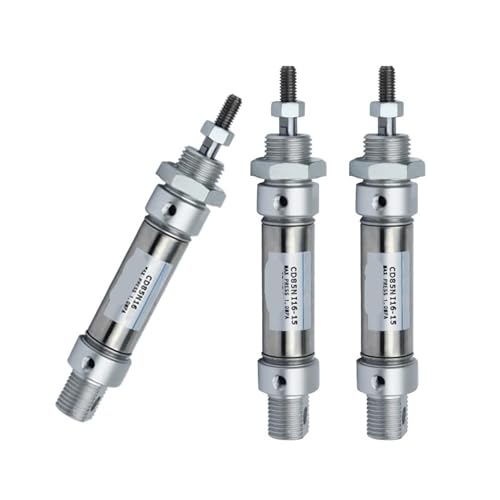 Cilindro neumático doble efecto CD85N mini con cuerpo de acero inoxidable 2