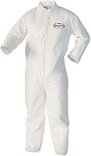 Kleenguard A40 Liquid & Particle Protection Coveralls (37686), Zip Front, Open Wrists