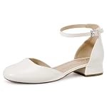 Ankis – Ankis Damen Pumps, geschlossene Rundspitze, niedriger Blocka