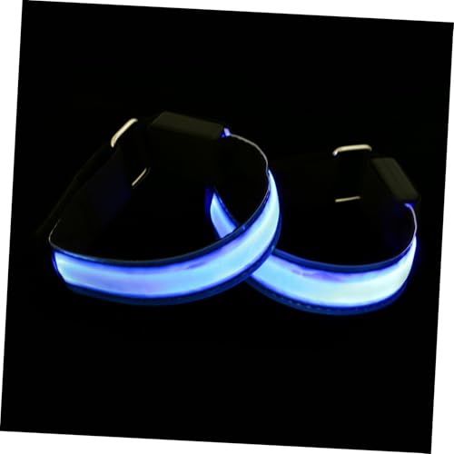 DECOMELODY 2個 夜間の 性向上にな発光ランナー腕章 反射素材使用で視認可能 ウォーキング ハイキング サイクリング対応アウトドアリフレクテ