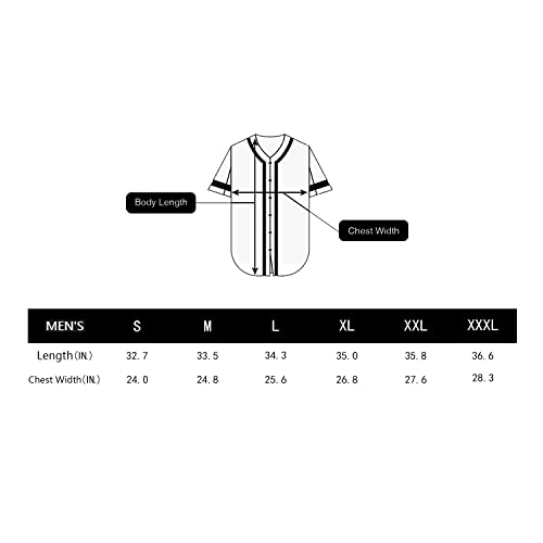 Forowm Men's Ricky Vaughn #99 Movie Jersey, Hip Hop Clothing Stitched Sports Fan Baseball Jerseys White Black Grey S-3Xl(Medium) #TOP6