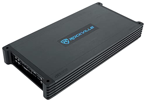 image for Rockville DBM50 4000W Peak/980W RMS 5-Channel Marine Amplifier, IPX6 W