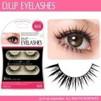 Amazon | D.U.P アイラッシュ（つけまつげ） リッチ 801（2ぺア入
