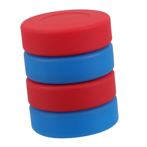 KOMBIUDA Pcs Matte Ice Hockey Pucks Outdoor Indoor PVC Hockey Balls Glow-in-The-Dark Professional Pucks for Training