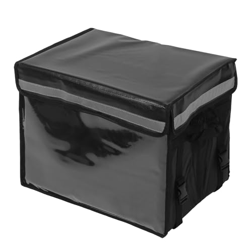 Borsa Termica per Consegna Alimenti Borse Termiche con Cerniera per La Spesa Coibentata di Grande capacità Isolante per Impermeabile per Pasti 45 litri