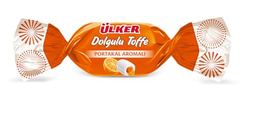 Toffe Portakal Dolgulu Şeker, 1000 g