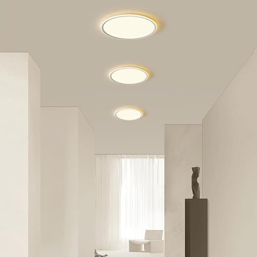 Plafonnier encastré à intensité variable, éclairage LED de cuisine rond - 5