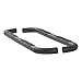 LUVERNE 450922 Black Nerf Bars (3 Inch Round Tubular Black Powder-Coated Stainless Steel) - 1 Pair