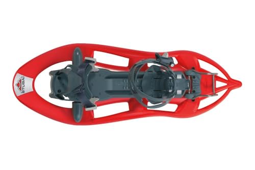Raquetas de nieve ligeras y resistentes, 660 x 250 mm, con fijación universal y ascensor – Correa y cierre de trinquete – Se adapta a zapatos de 35 – 47 – 50 – 120 kg – Ideal para terrenos empinados y