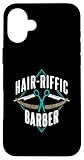 Photo Gallery hair-riffic barber pun per parrucchiere custodia per iphone 16 plus Photo Gallery hair-riffic barber pun per parrucchiere custodia per iphone 16 plus