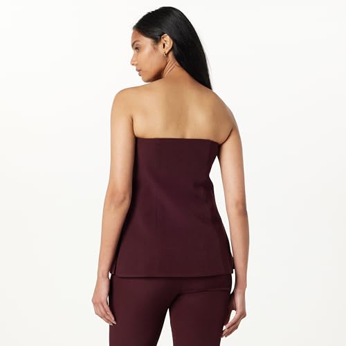 Image of The Drop womens Stowe Woven Strapless Tunic