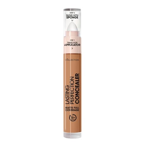 Collection Cosmetics Lasting Perfection Concealer, Same Well-loved Formula, New Packaging, Long Lasting 16 Hour Wear, 3.5ml, Beige