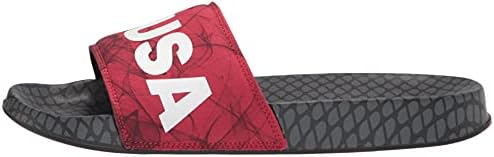 DC Men's Slide SE Sandal, Black/RED Print, 14 | Image 6