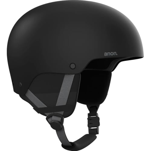 Anon Kids Rime 3 Ski & Snowboard Helmet, Black, LX