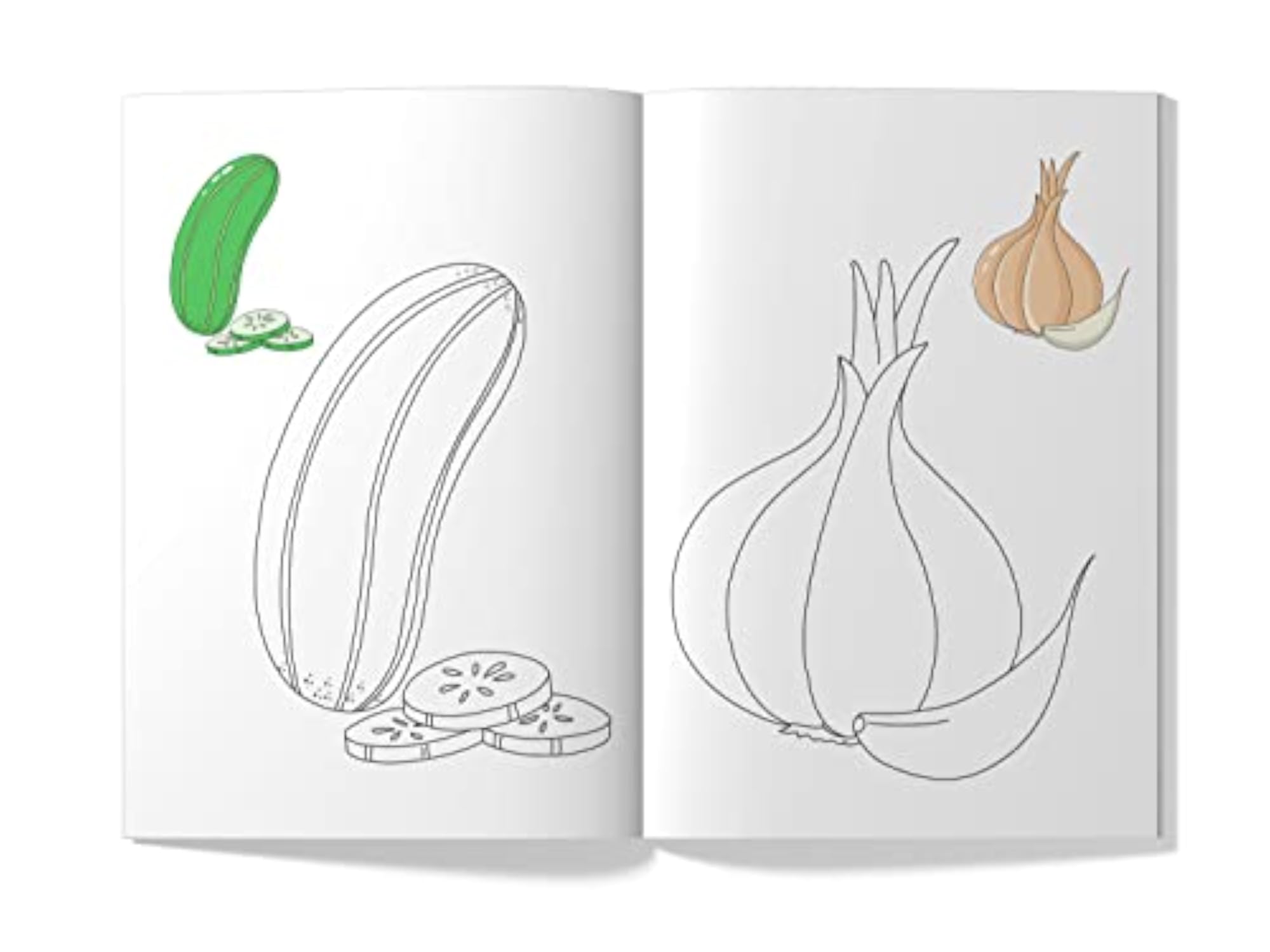 Little Artist Series Vegetables: Copy Colour Books