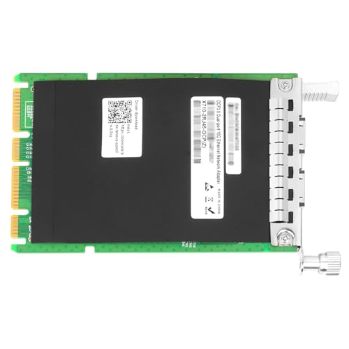 Tarjeta de Red Vogzone 10/5/2.5GbE Copper Dual RJ45 Ports OCP3.0 para Intel X710-T2L OCP3.0 | Adaptador Ethernet 10Gb OCP3.0 con chip Intel X710-AT2 compatible con Windows/Linux/VMware miniatura 3