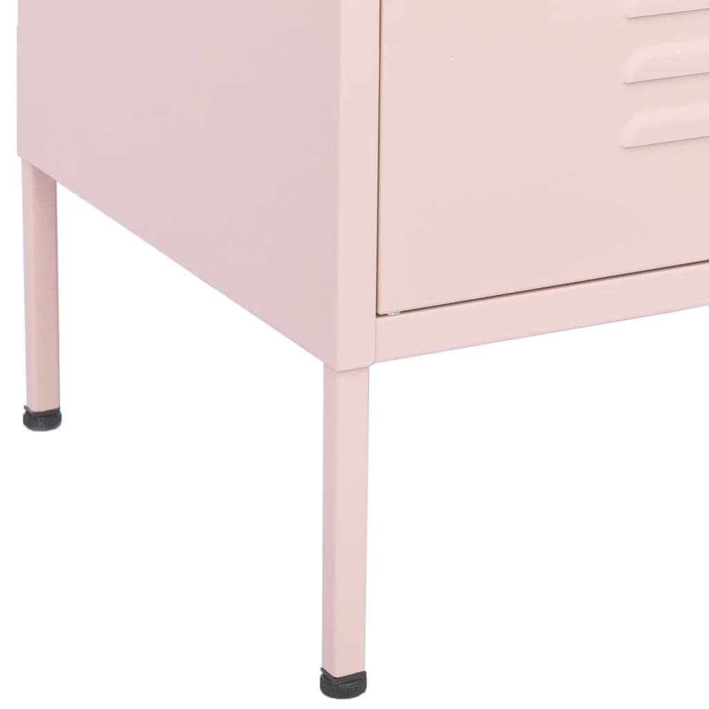 Armadietti Metallici Armadietti per spogliatoio Armadietto Rosa 80x35x101,5 cm in Acciaio Per impiegati casa ufficio scuola palestra