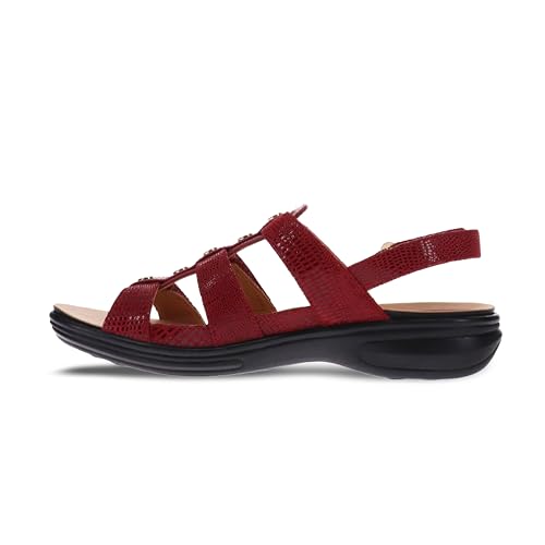 Image of Revere Toledo Women's Sandals - Gladiator Inspired Premium Leather Walking Sandals - Stylish and Trendy - Orthotic-Friendly with Arch Support and Adjustable Fit