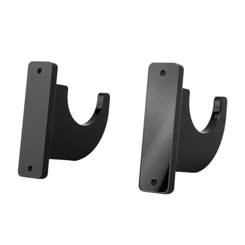 Yosoo Health Gear Lot de 2 Supports Muraux Réglables en Acrylique pour épée Katana, Sabre, épées de samouraï, Support Poli à Forte avec Crochets pour Haches,