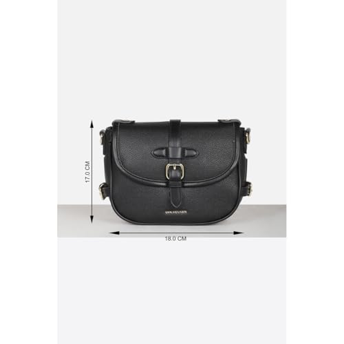 Image of Van Heusen Black Women's Sling Bag |Classic Black Bag | Bags for Ladies