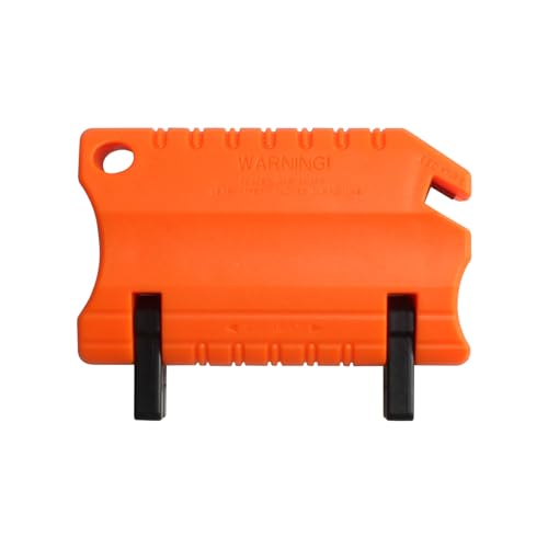 Niahm Manual Reel Mower Blade Sharpener for Push Mower Reel Blade Sharpener for Reel Mower Orange