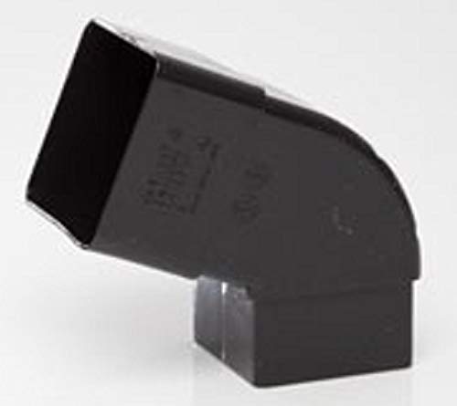 POLYPIPE RS227 Black Offset Bend 112.5° for 65mm Square downpipe System