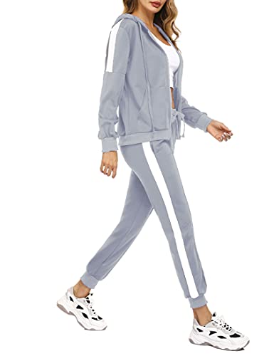 N/B Tuta Ginnastica Donna Completo Sportivo Felpa